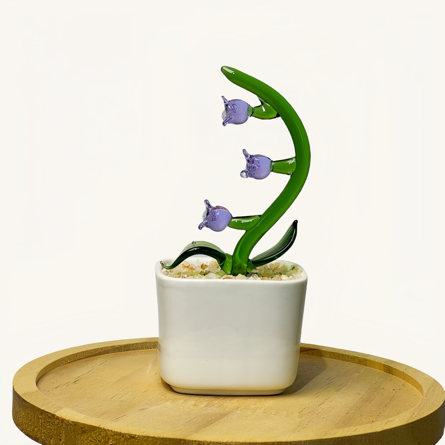Handmade Glass Potted Plant Decor