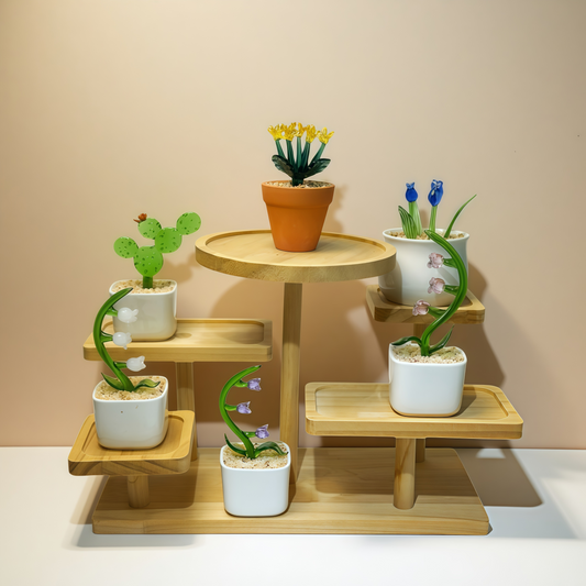 Handmade Glass Potted Plant Decor