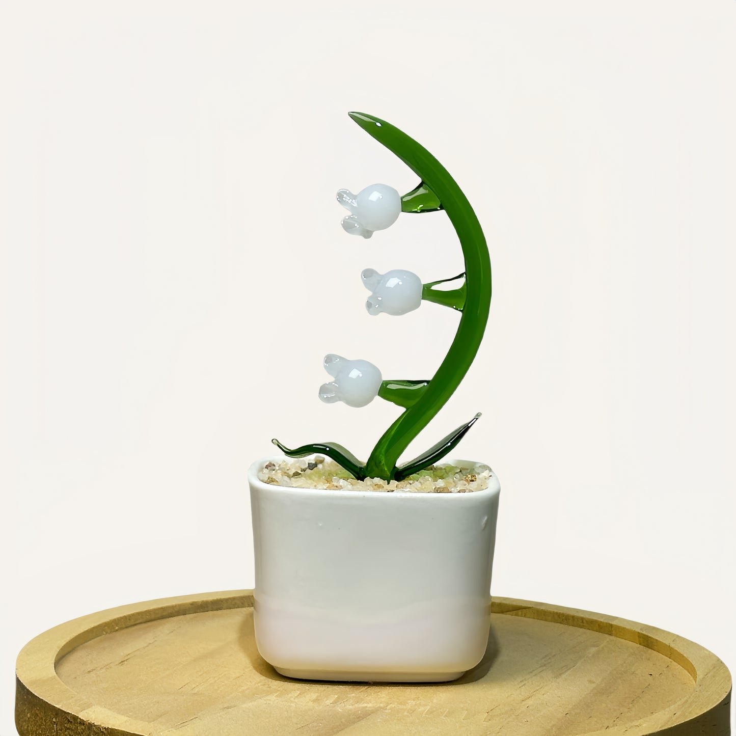 Handmade Glass Potted Plant Decor