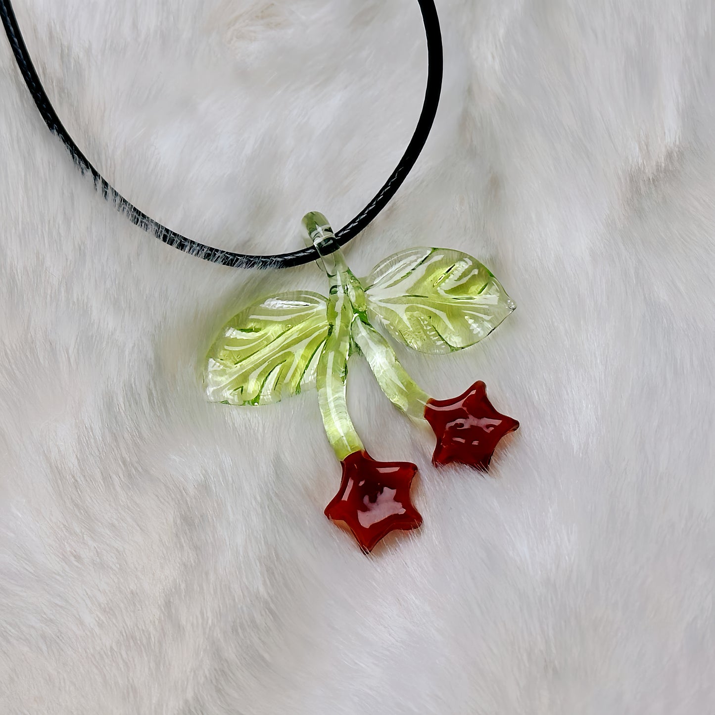Starcherry Handmade Glass Pendant