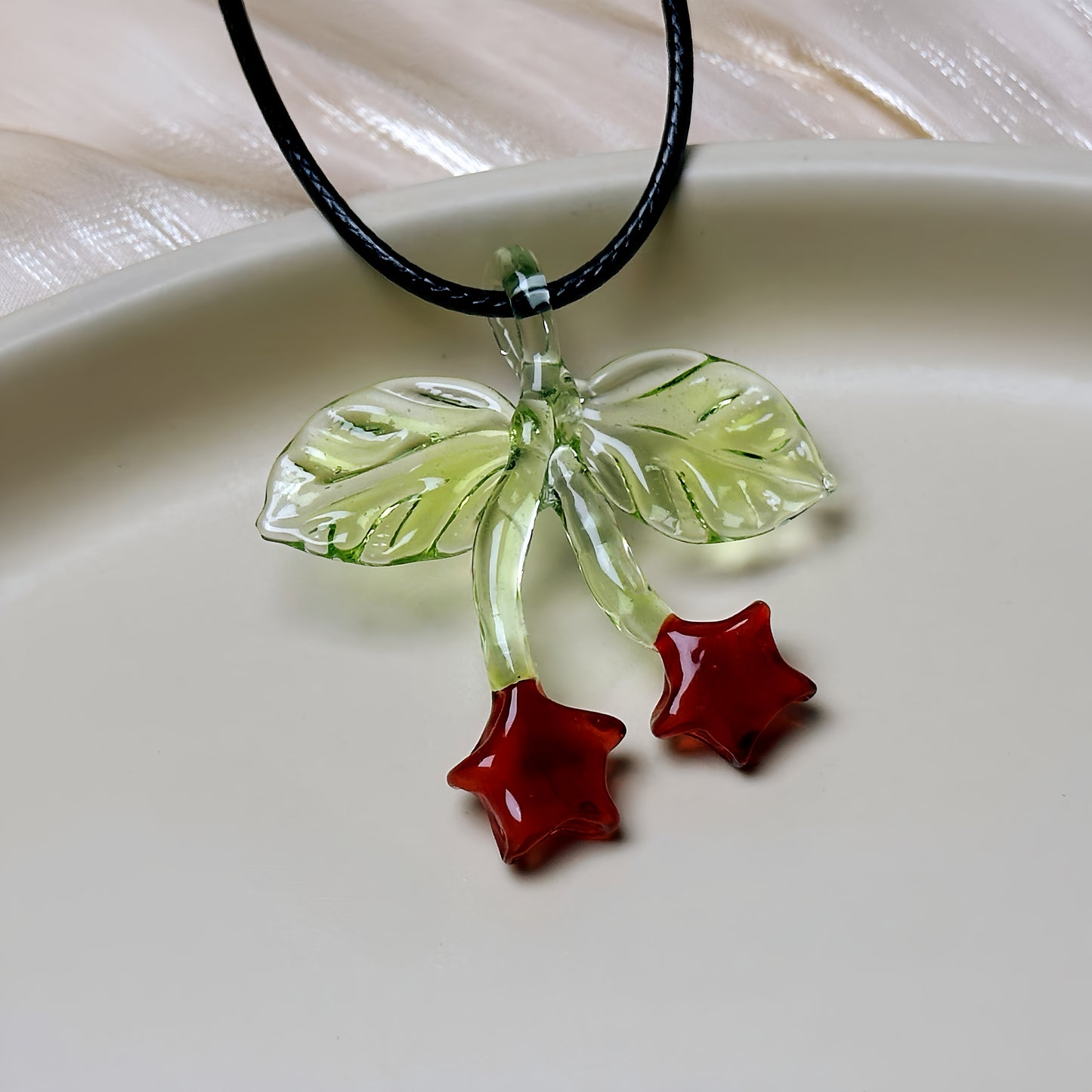 Starcherry Handmade Glass Pendant