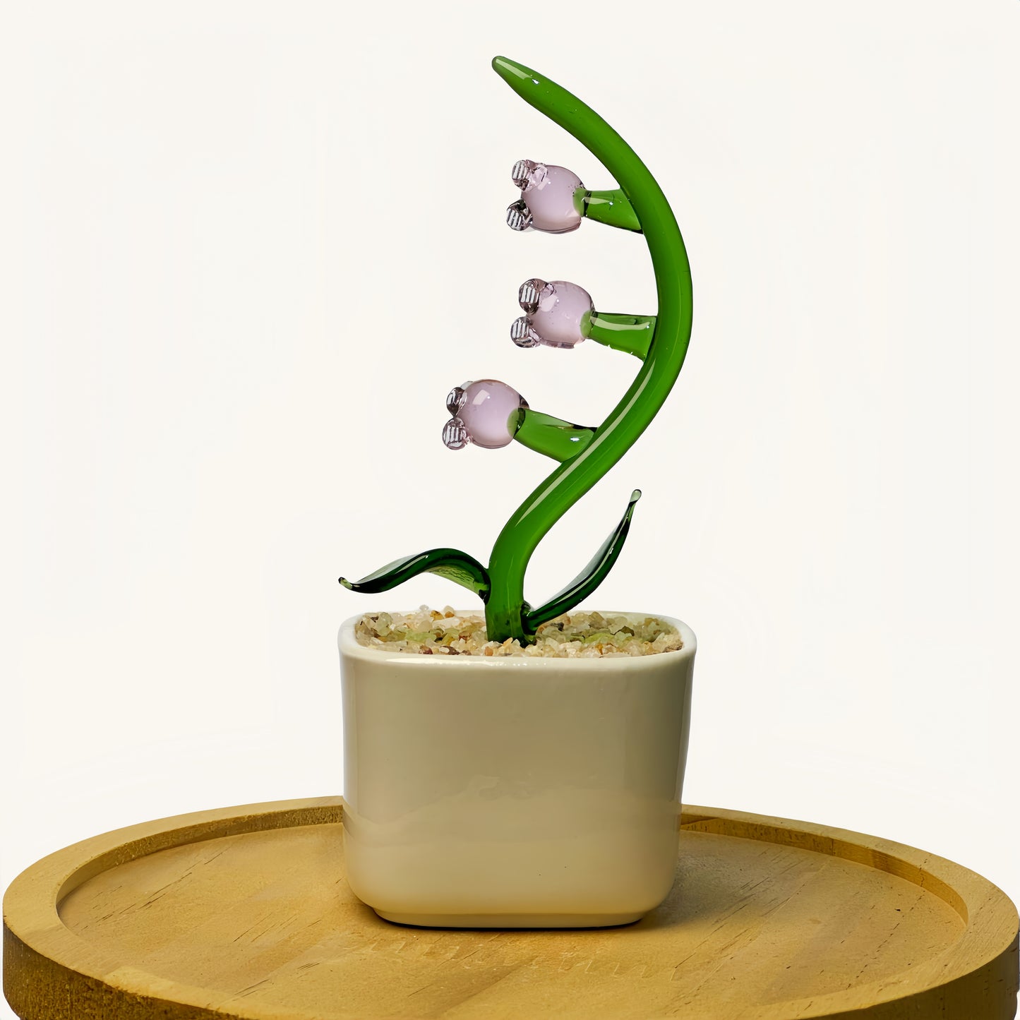 Handmade Glass Potted Plant Decor