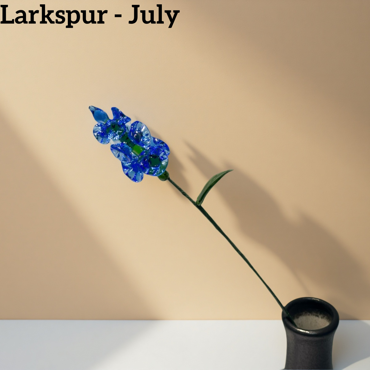 Handmade Glass Birth Month Flowers