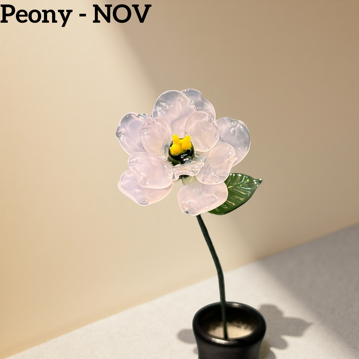Handmade Glass Birth Month Flowers