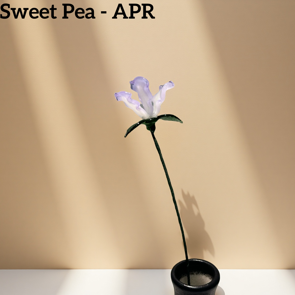 Handmade Glass Birth Month Flowers
