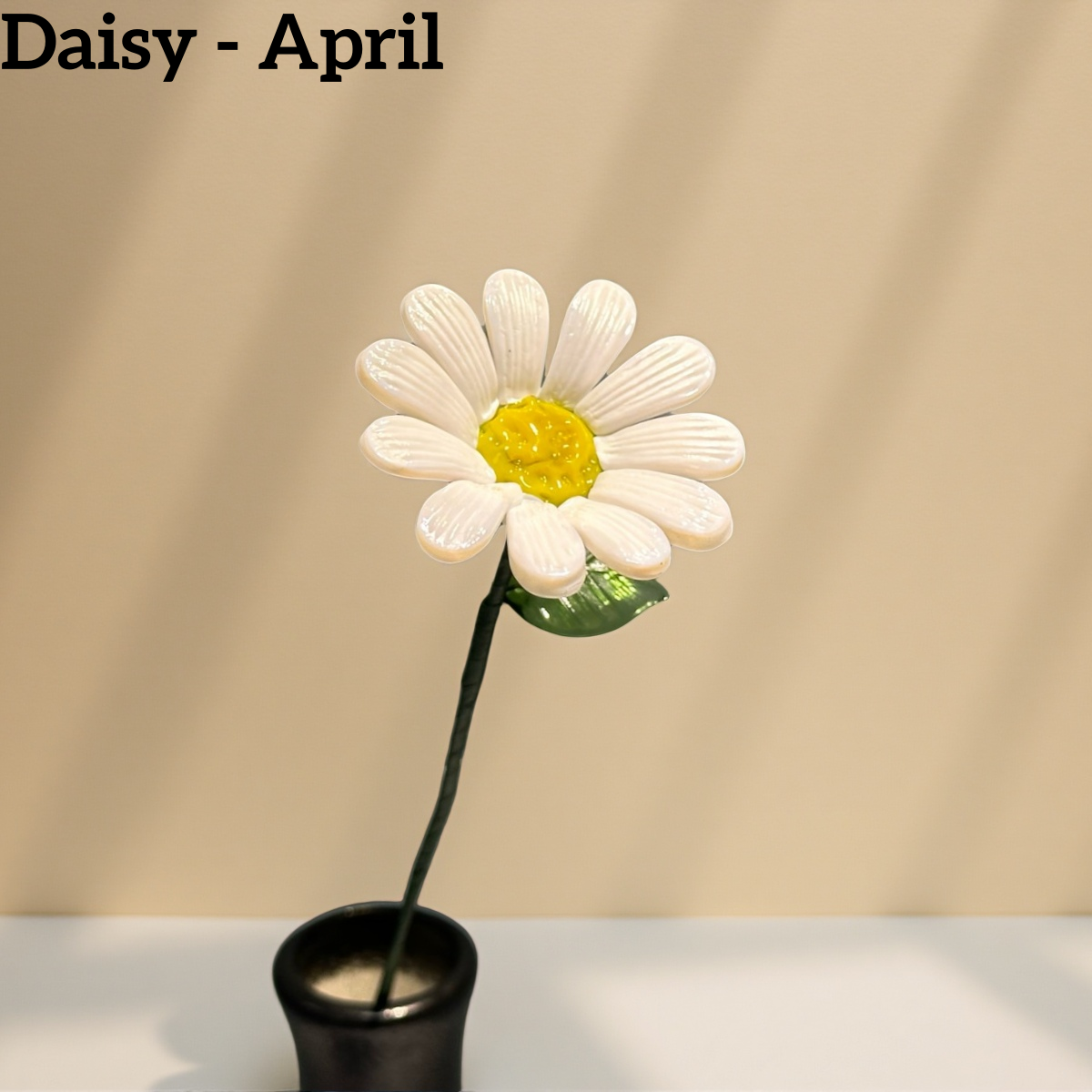Handmade Glass Birth Month Flowers