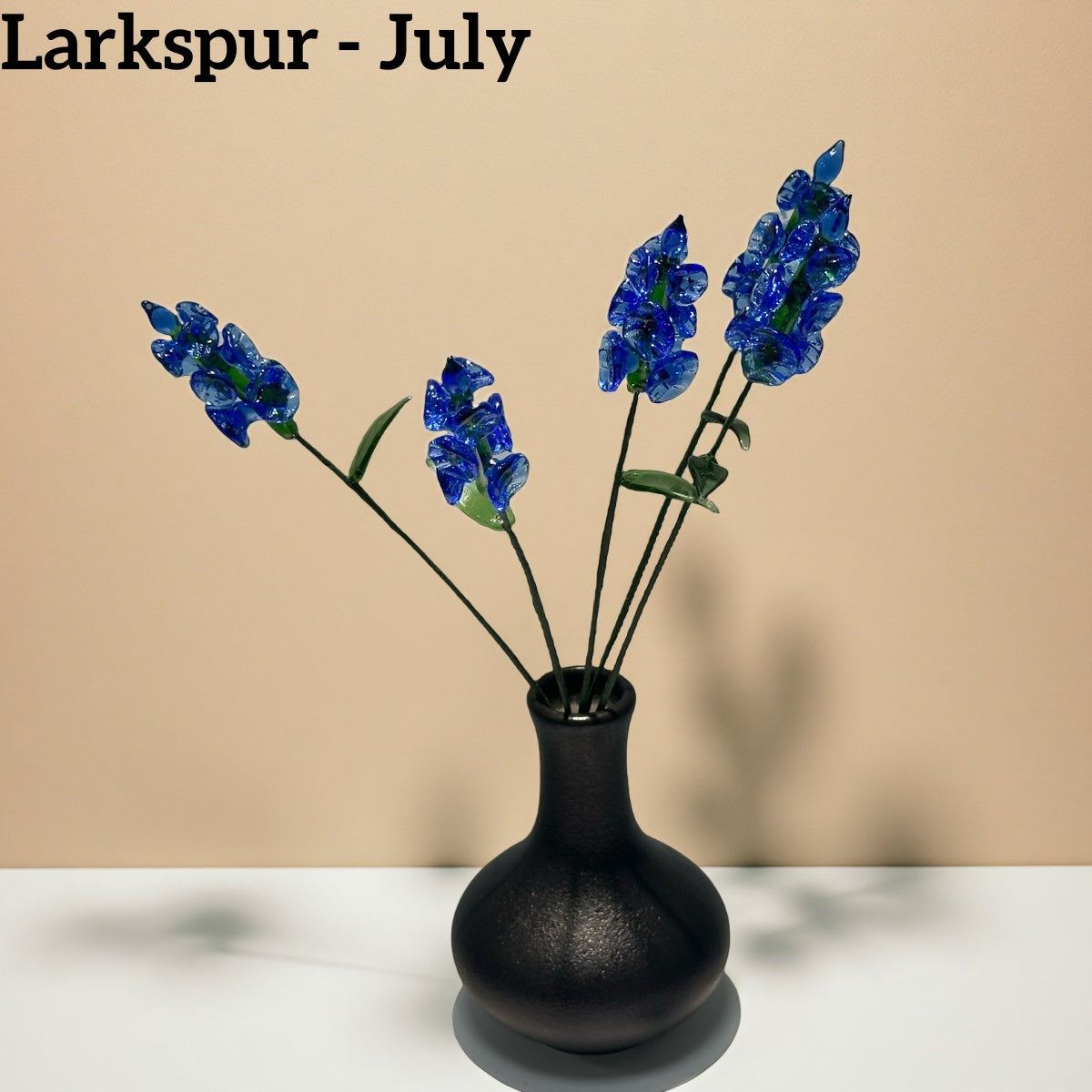 Handmade Glass Birth Month Flowers