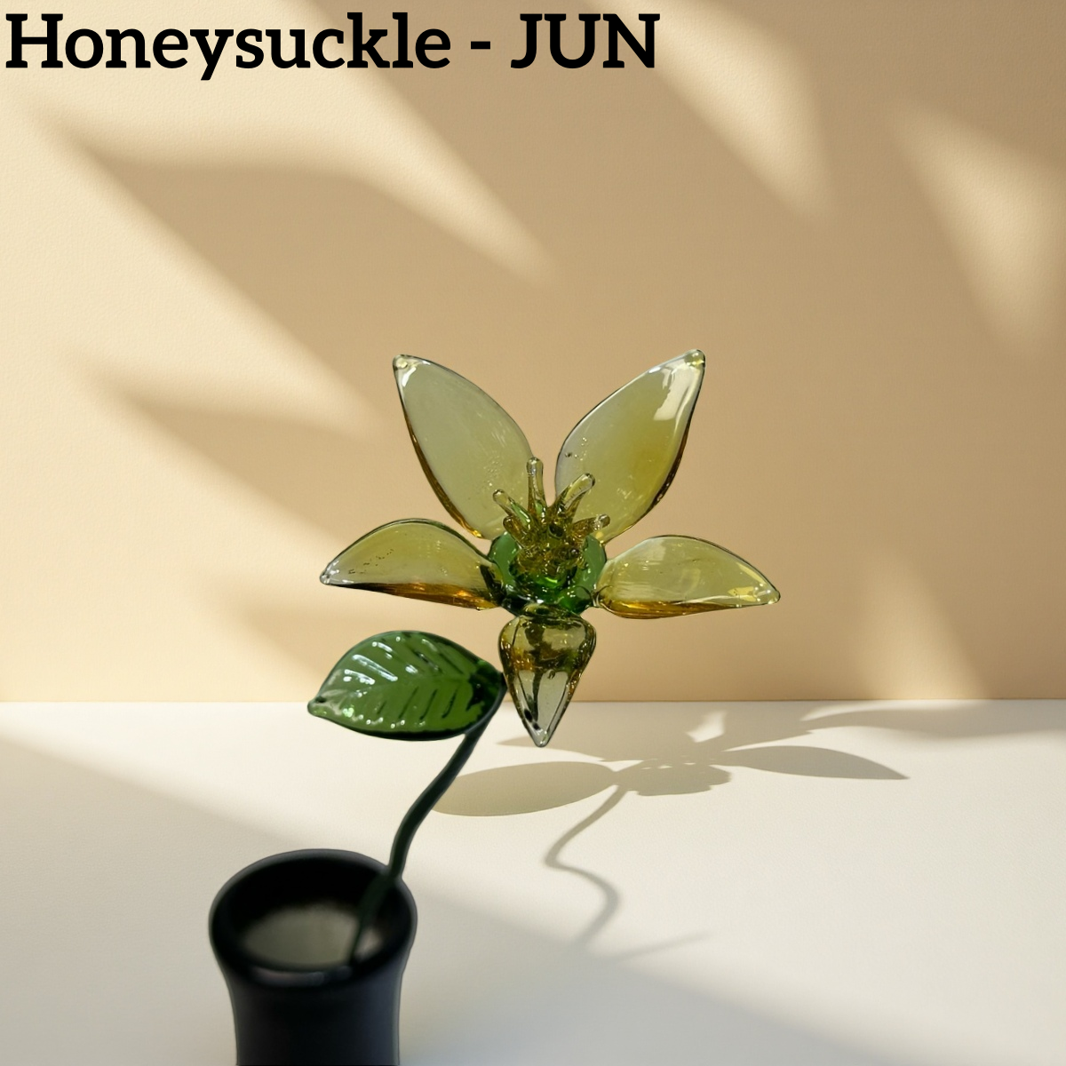 Handmade Glass Birth Month Flowers