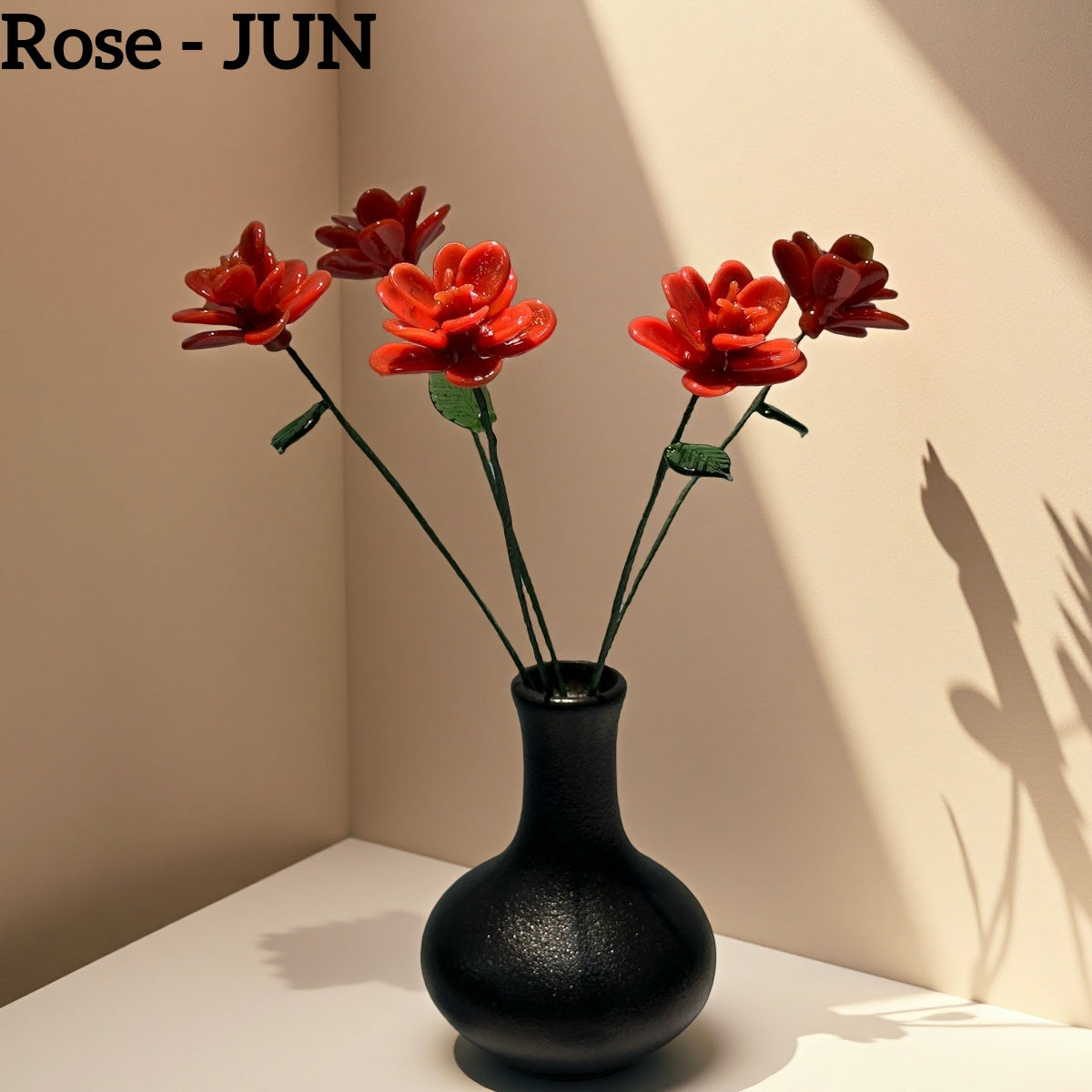 Handmade Glass Birth Month Flowers