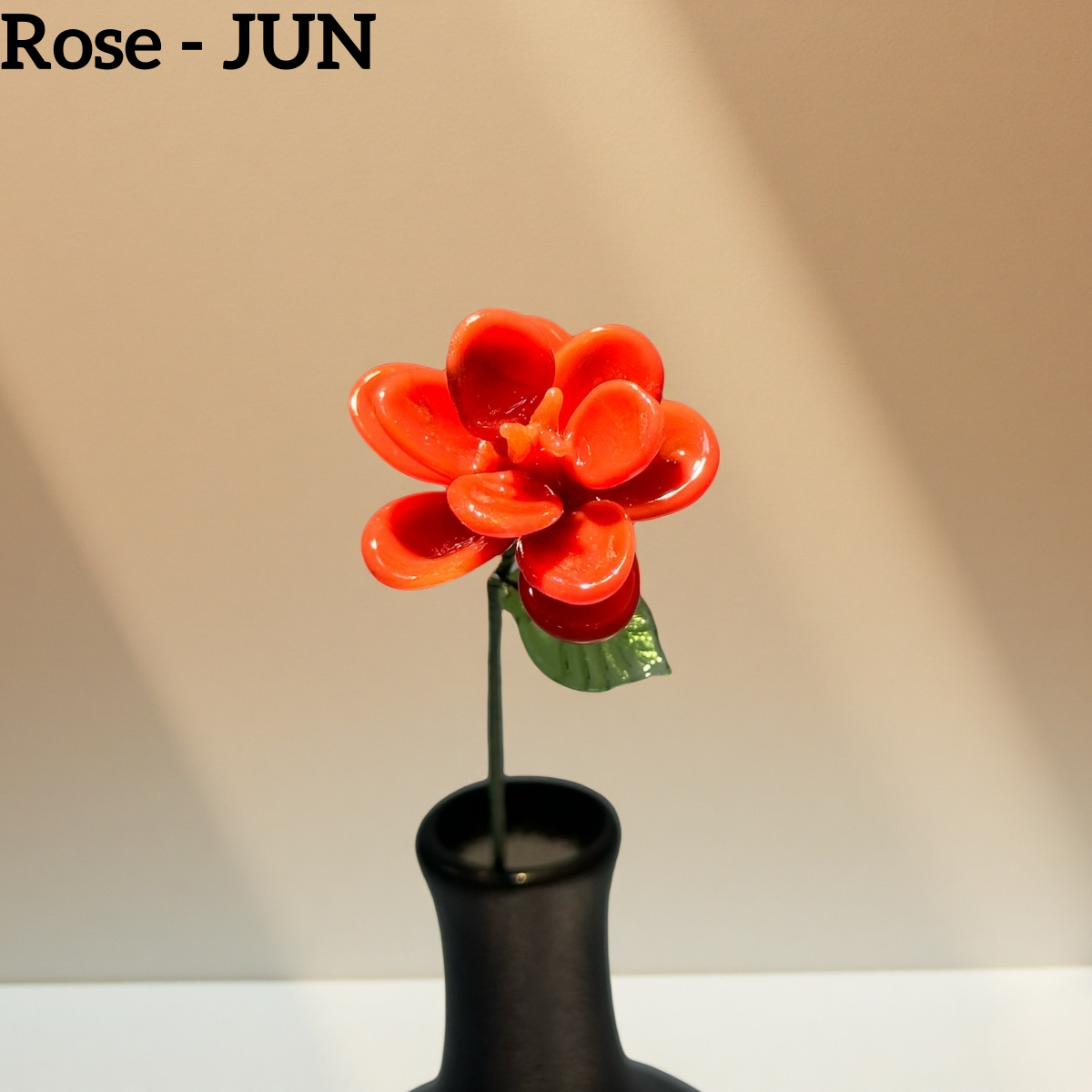 Handmade Glass Birth Month Flowers