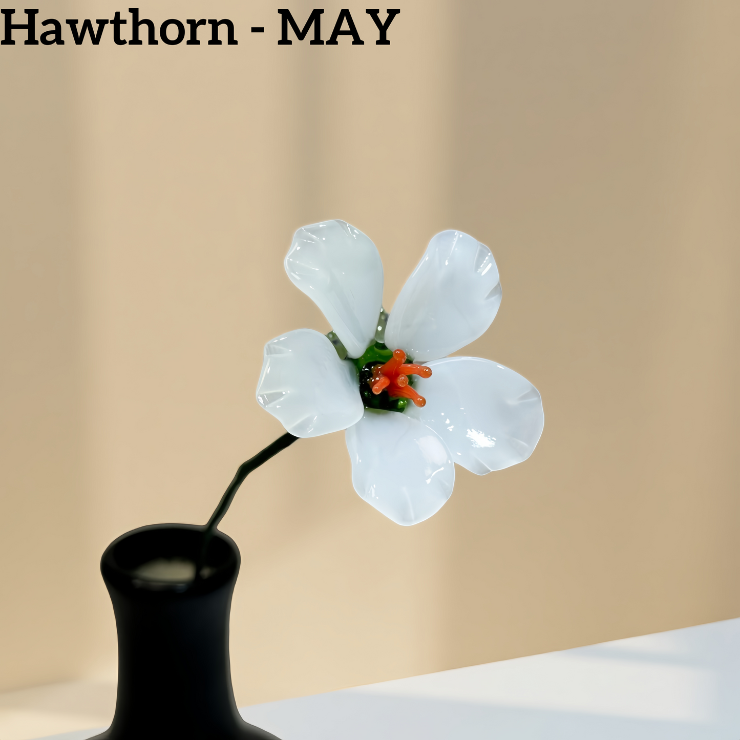 Handmade Glass Birth Month Flowers