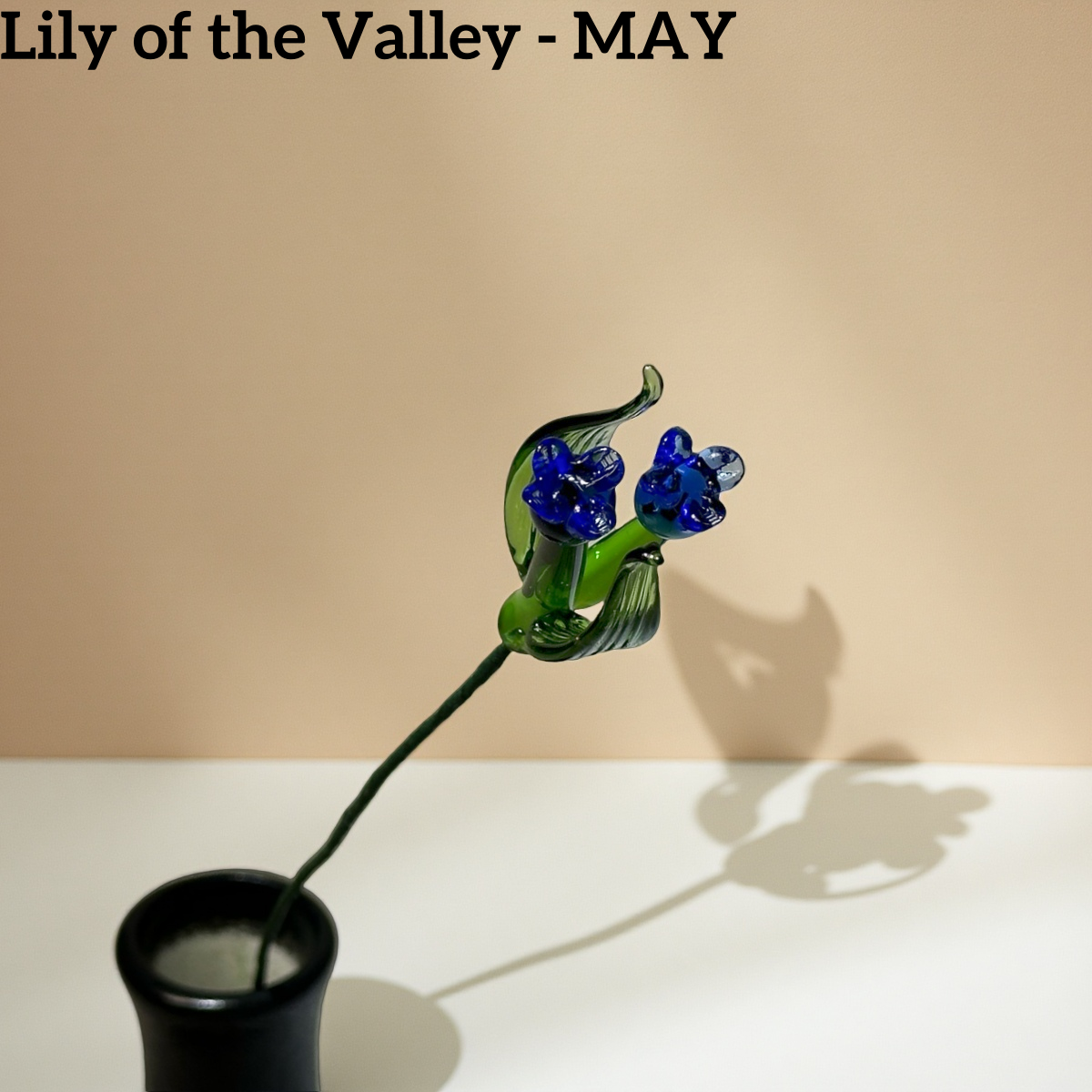 Handmade Glass Birth Month Flowers